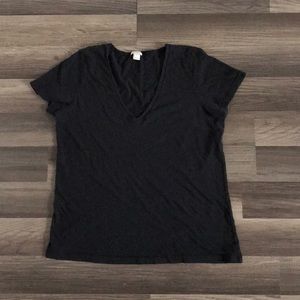 Plain black J.Crew T-shirt.